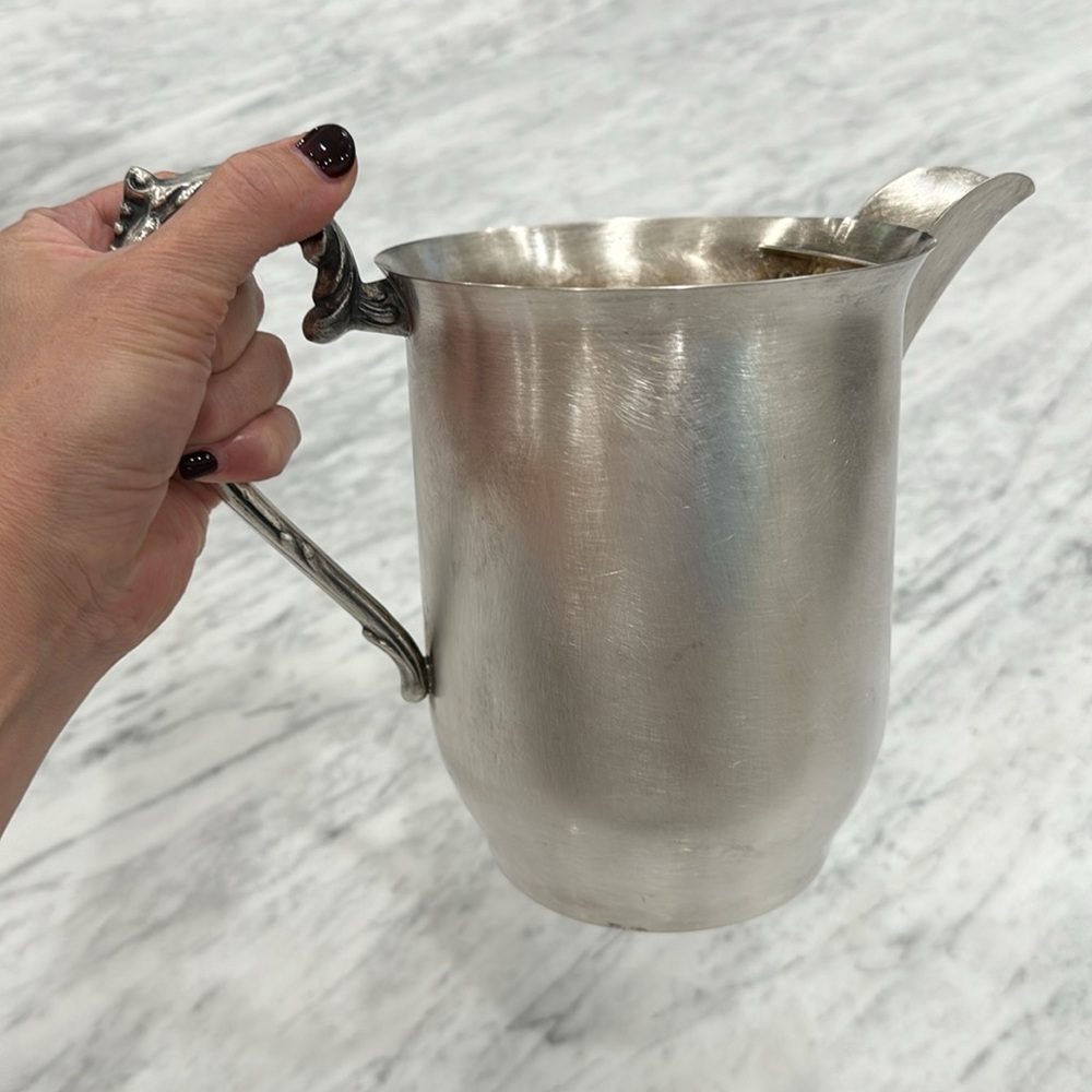 VINTAGE RARE Hotel service water pitcher SILVERPLATE